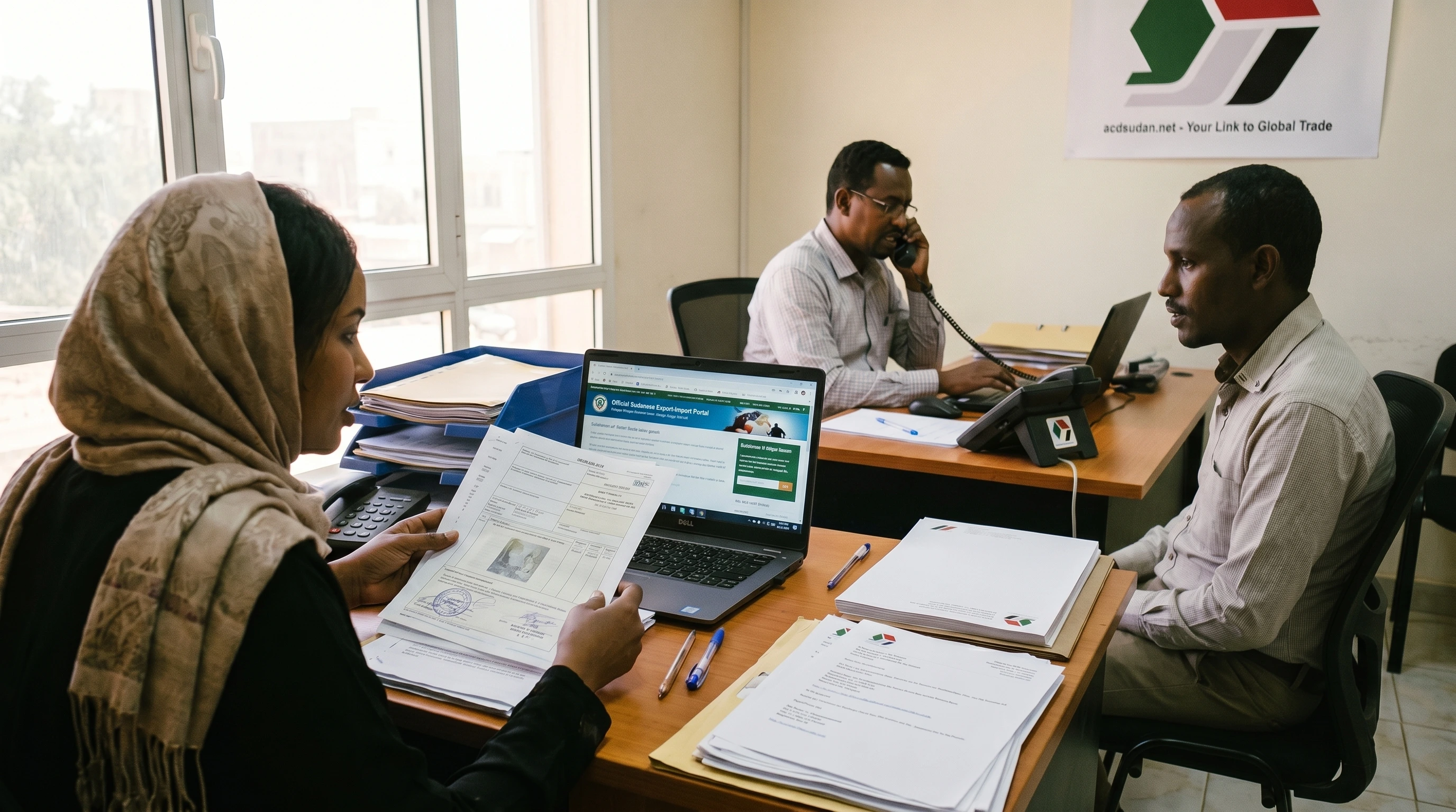 Sudan customs clearance process and ACD certificate documentation